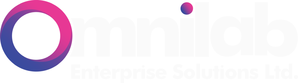 Omnilab Enterprise Solutions Logo in White